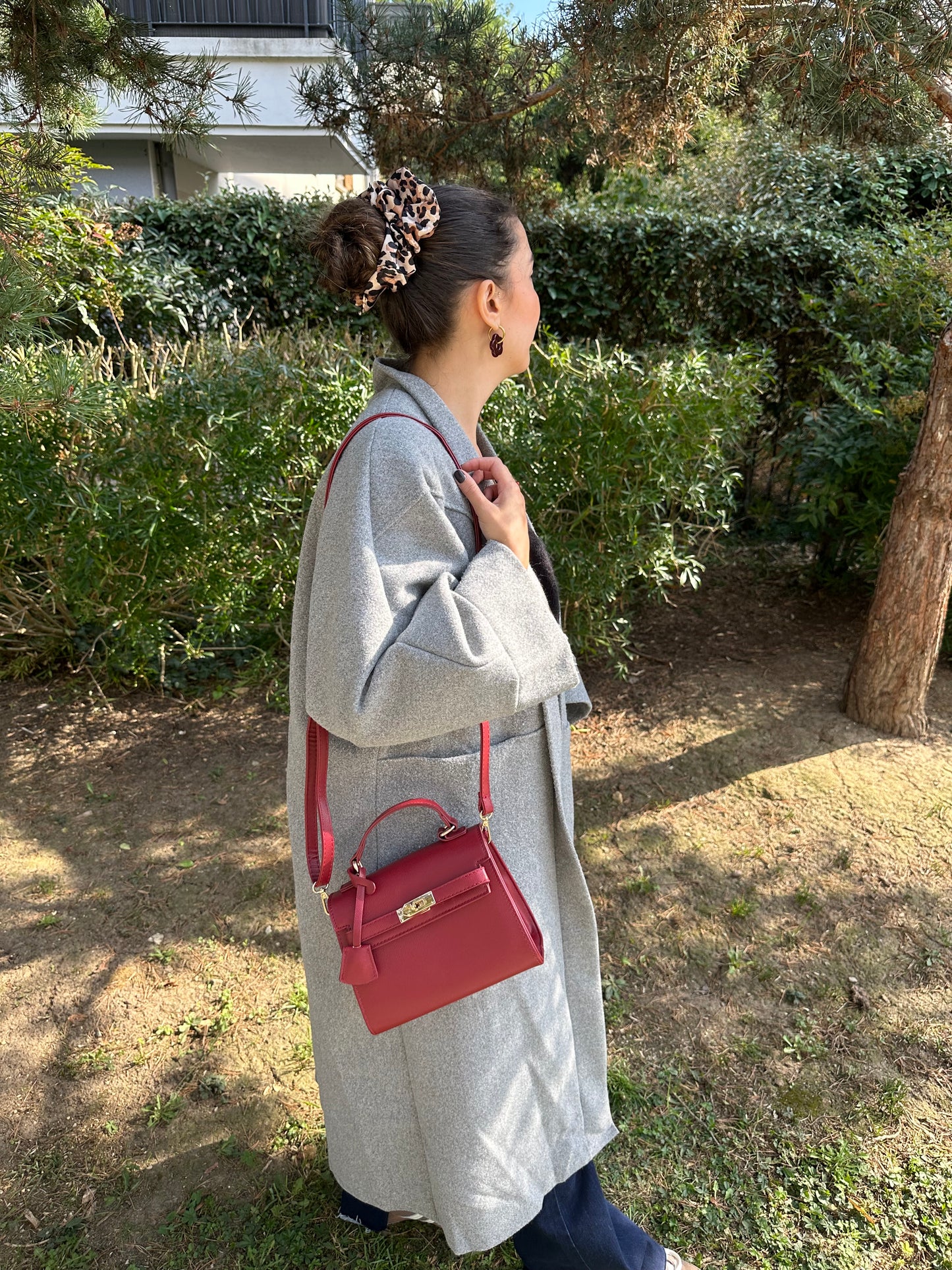 Sac bandoulière classy rouge - HANNA