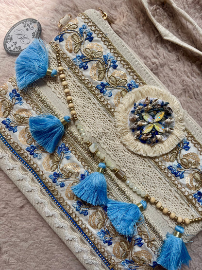 Pochette bohème - SANTORINI