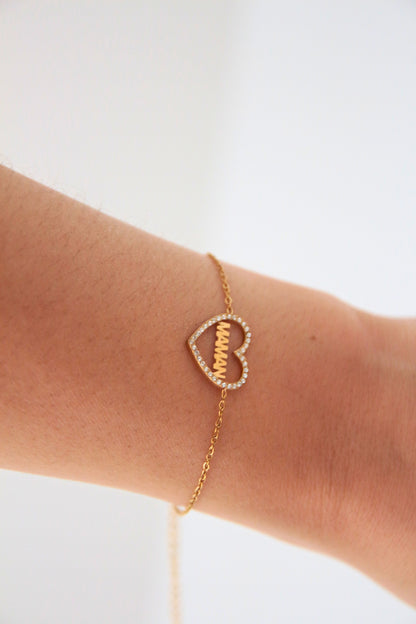 Bracelet maman coeur