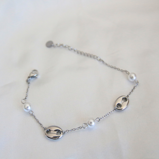 Bracelet grain de café perles