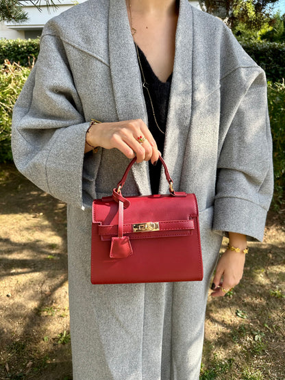 Sac bandoulière classy rouge - HANNA