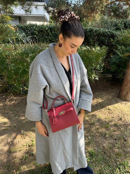 Sac bandoulière classy rouge - HANNA