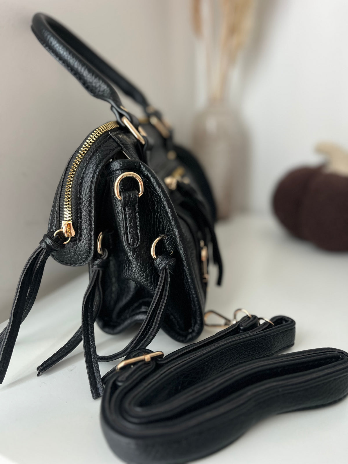 Sac bandoulière noir - NAYA