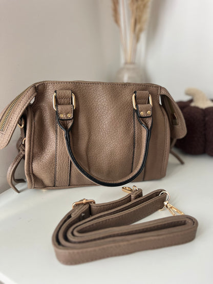 Sac bandoulière taupe - NAYA