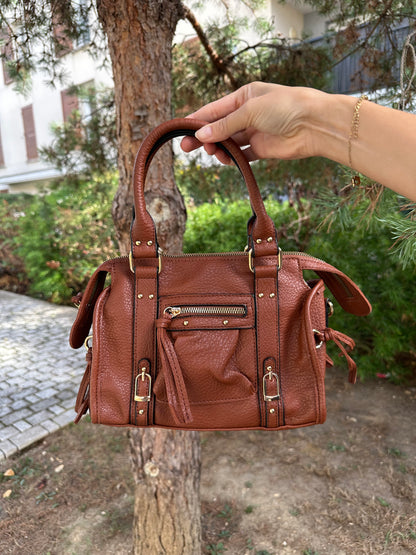 Sac bandoulière camel - NAYA