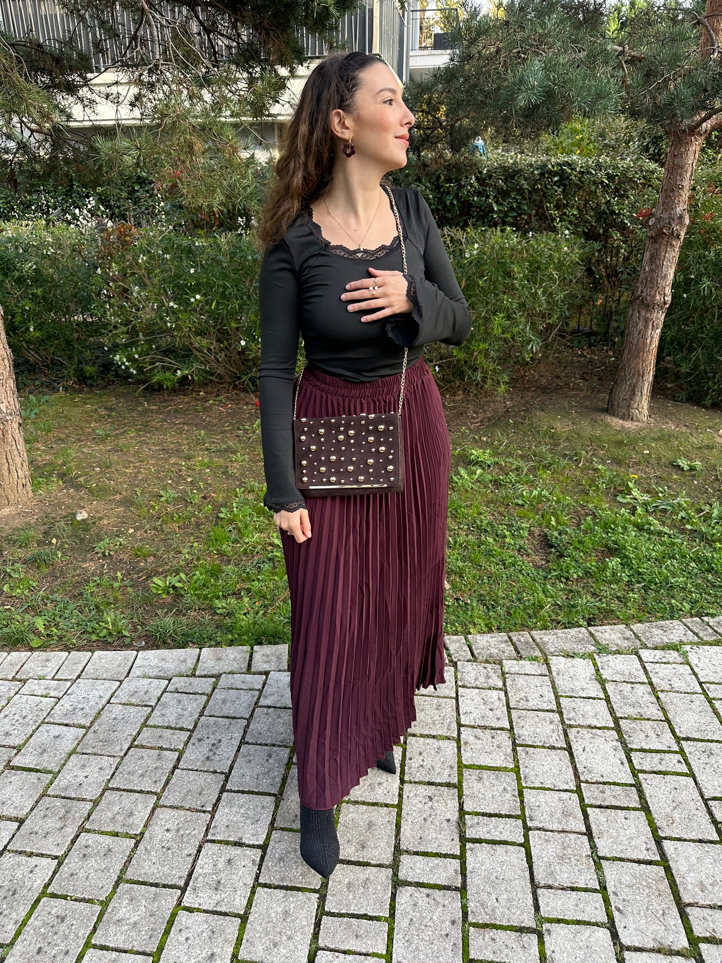 Pochette soirée - CHOCOLAT