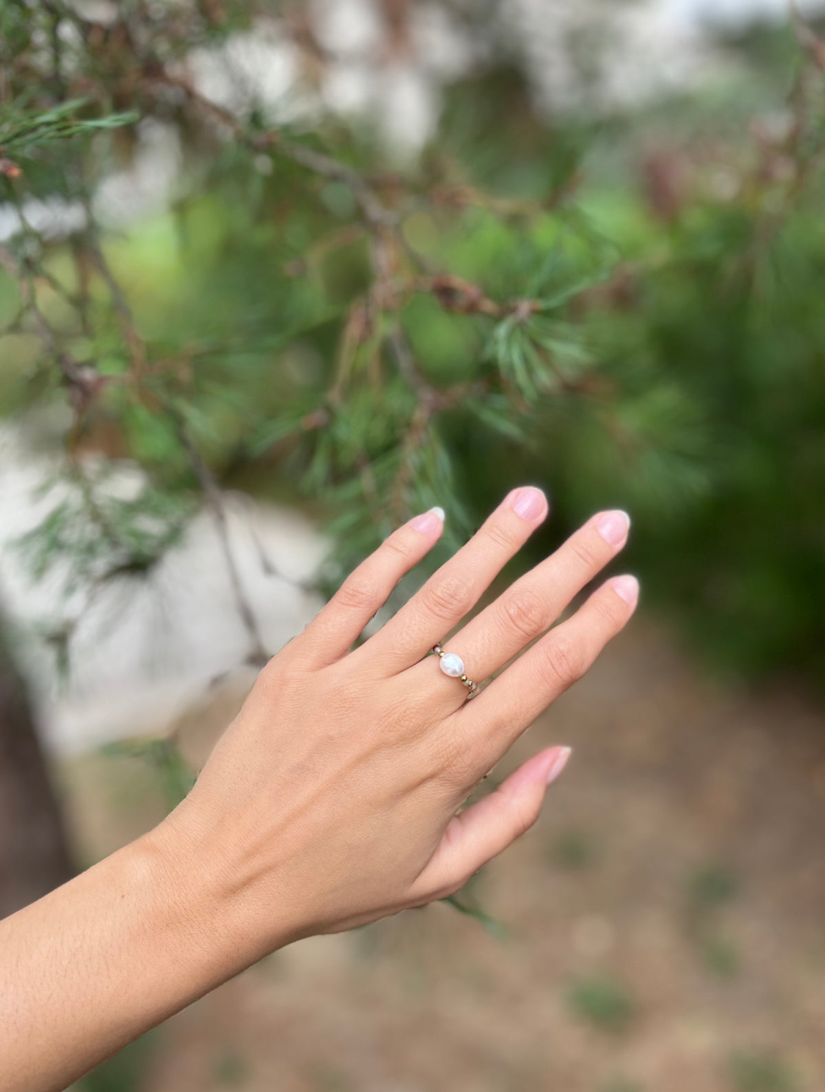 Bague perle d'eau douce - ALMA