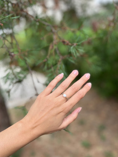 Bague perle d'eau douce - ALMA