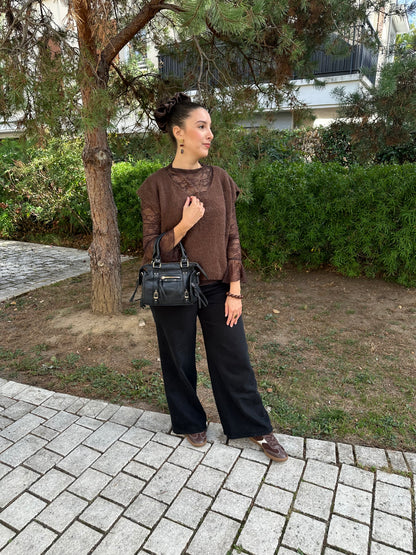 Sac bandoulière noir - NAYA