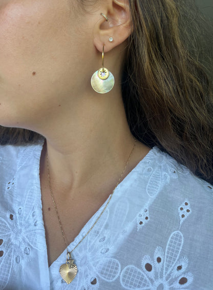 Boucles d'oreilles nacre - ORA