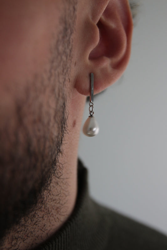 Boucle d'oreille perle homme - JAKE