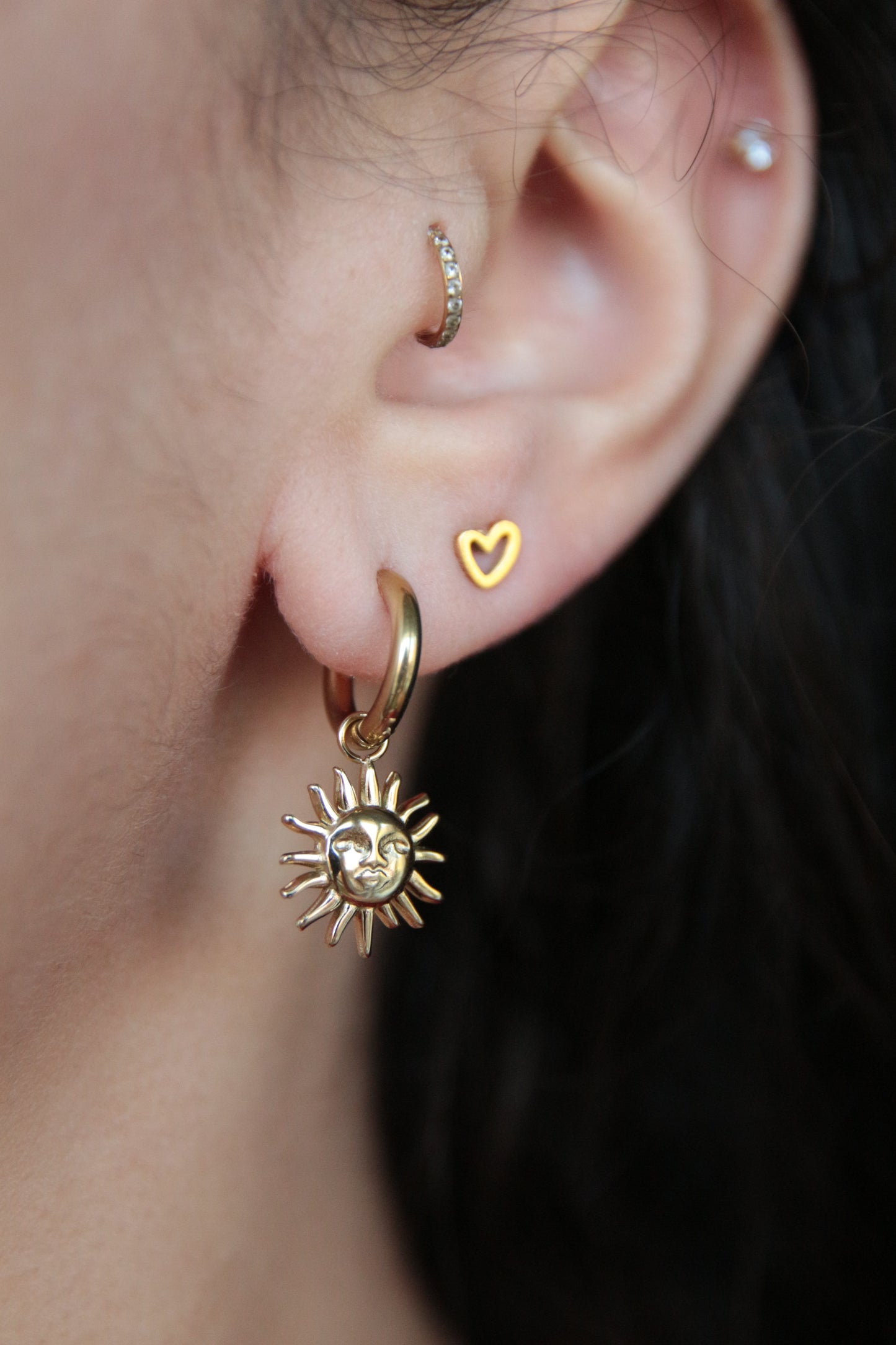 Boucles d'oreilles soleil - Little SUNNY