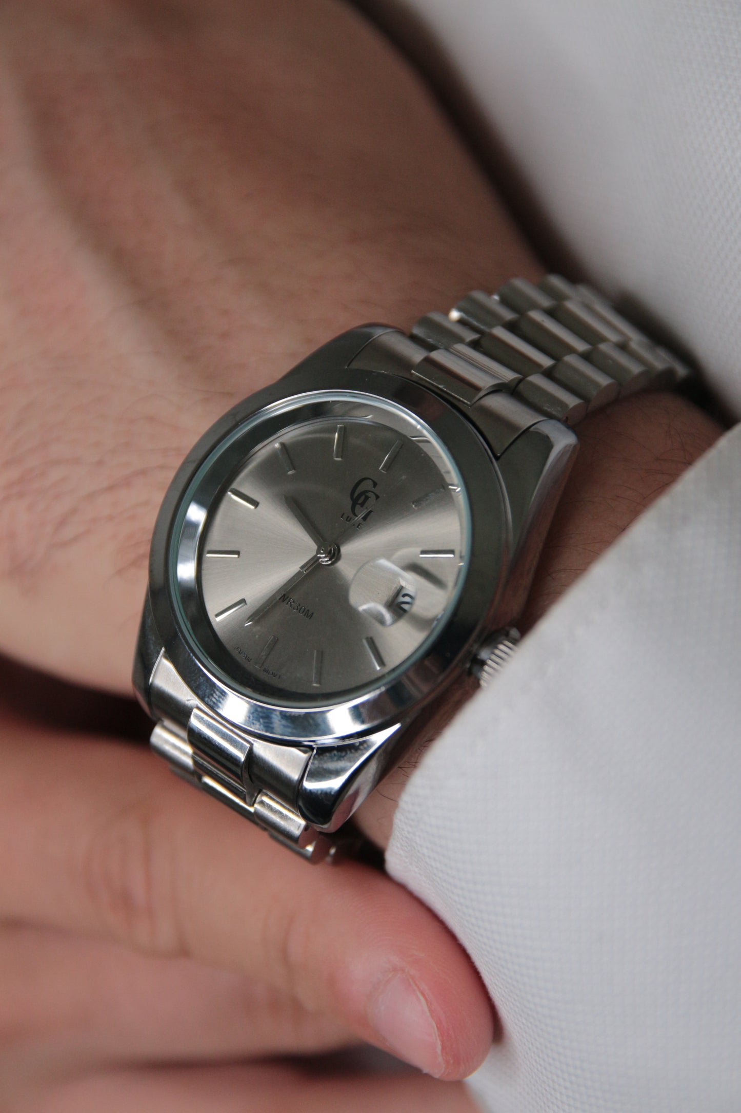 Montre grise homme - JOHN