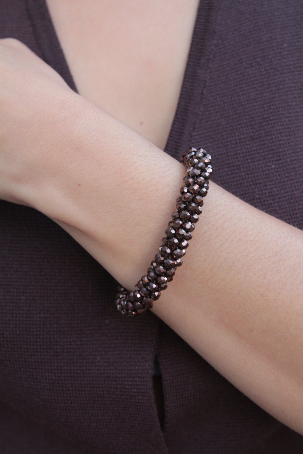 Bracelet marron irisé - CHOKY