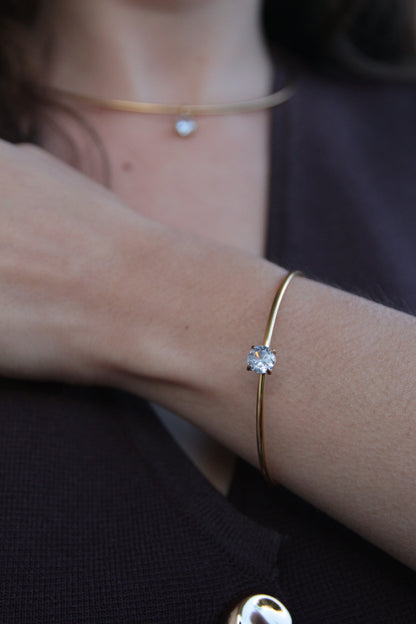 Bracelet jonc strass - PAULA