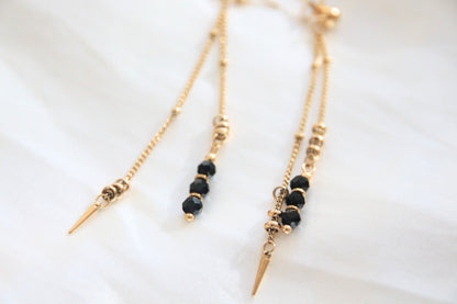 Boucles d'oreilles pendantes perles - ARIA