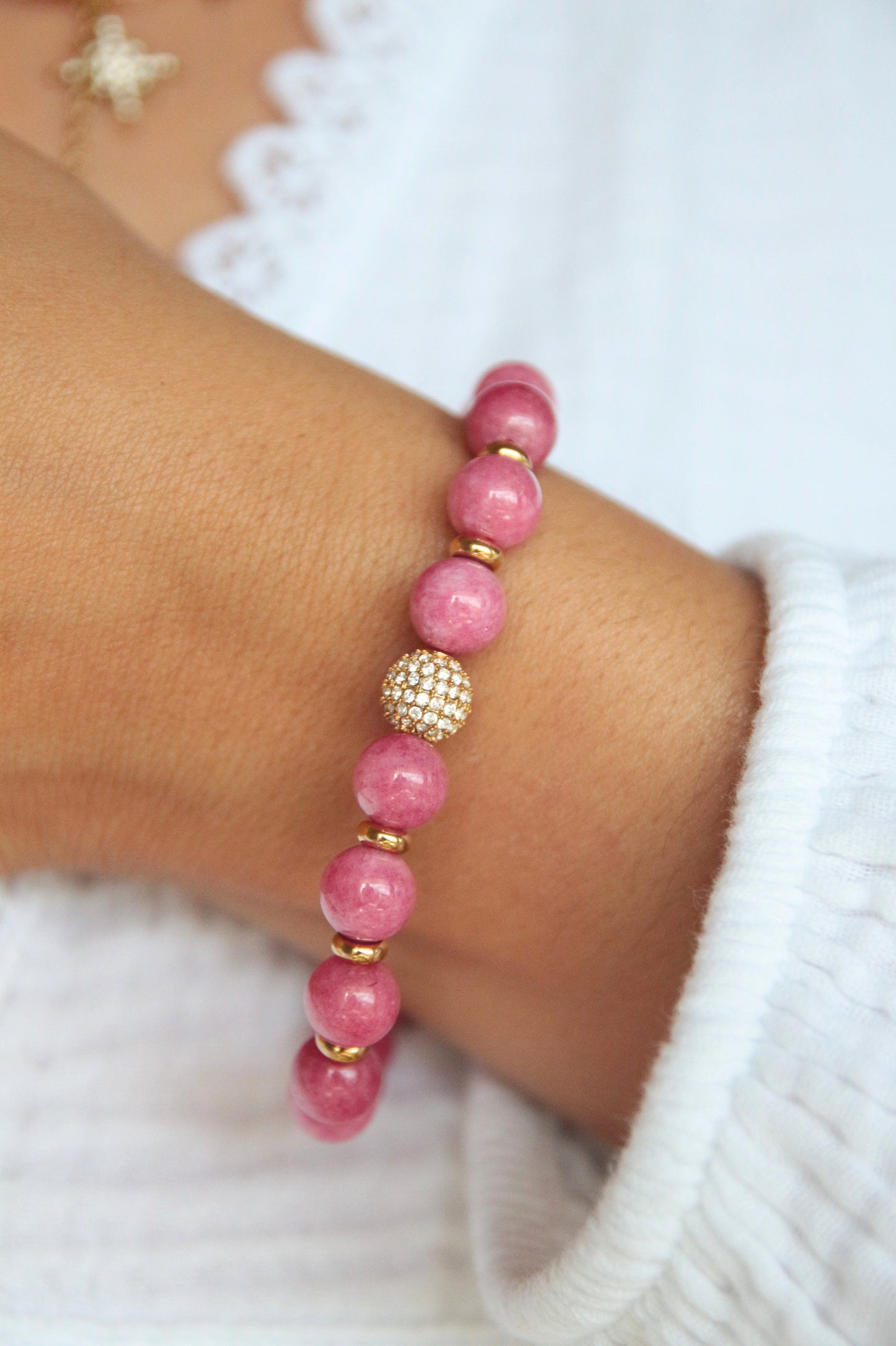 Bracelet pierres naturelles - RHODOCHROSITE