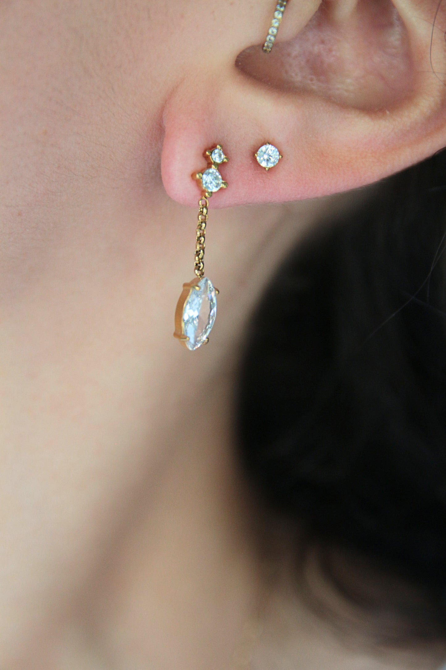 Boucles d'oreilles chaine - ORA