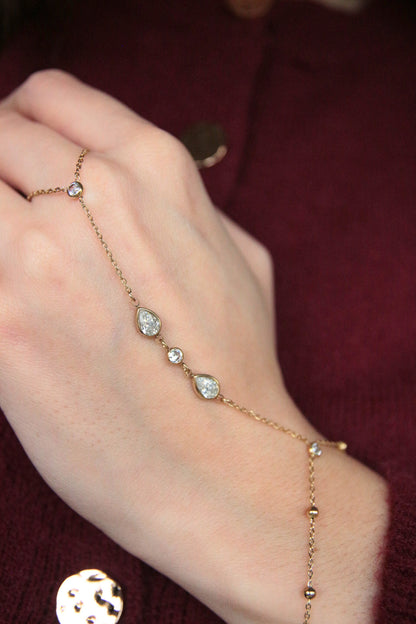 Chaine main strass - AYA